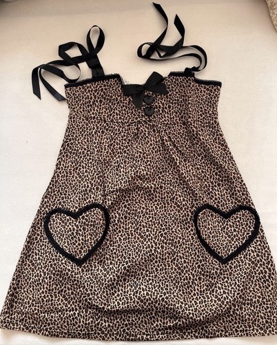 Babydoll minikleid leopard - babydoll,