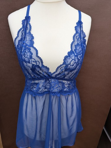 Babydoll kleid mit string - kleid,