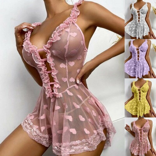 Damen sexy nachtkleid - sexy,