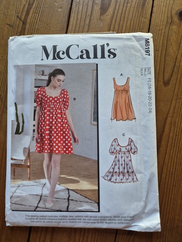 Schnittmuster mccall m8197 - schnittmuster,