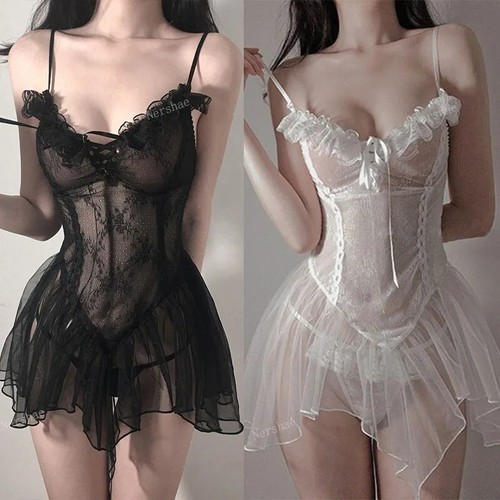 Sexy damen spitze nachtkleid - sexy,