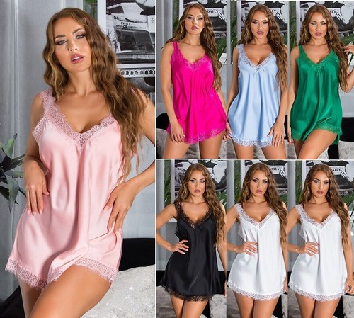 Koucla kleid satin look - satin,