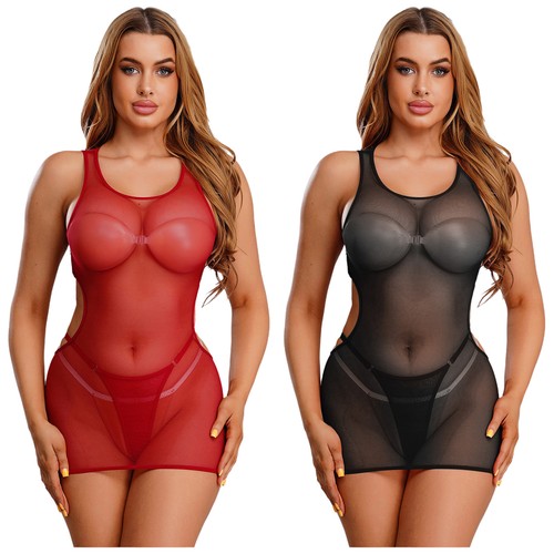 Damen kurz babydoll kleid - kurz,