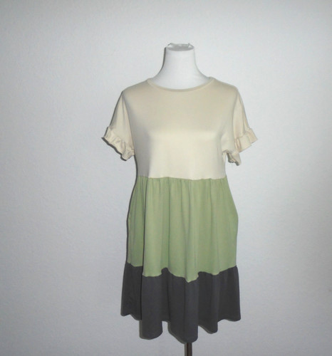Kleider colorblock linien - kleider,