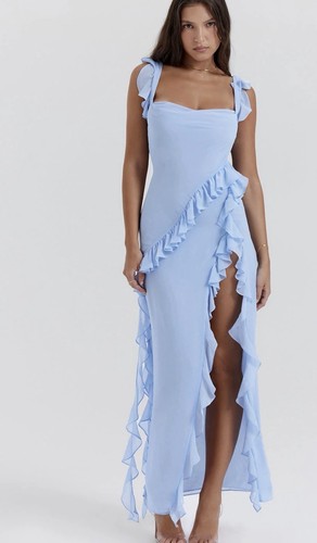 Damen kleid blau - damen, gr.
