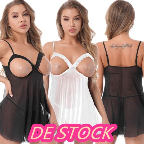 Damen negligee offene brust - damen~negligee,