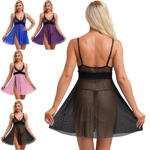 Damen negligee mesh - de,