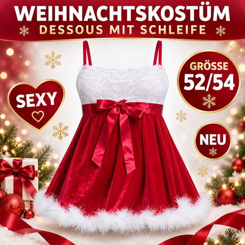 Weihnachtskostüm babydoll - weihnachtskostüm,