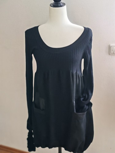 Strickkleid babydoll mit - strickkleid,