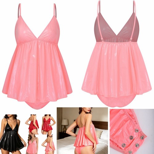 Sexy damen faux leder - sexy, negligee